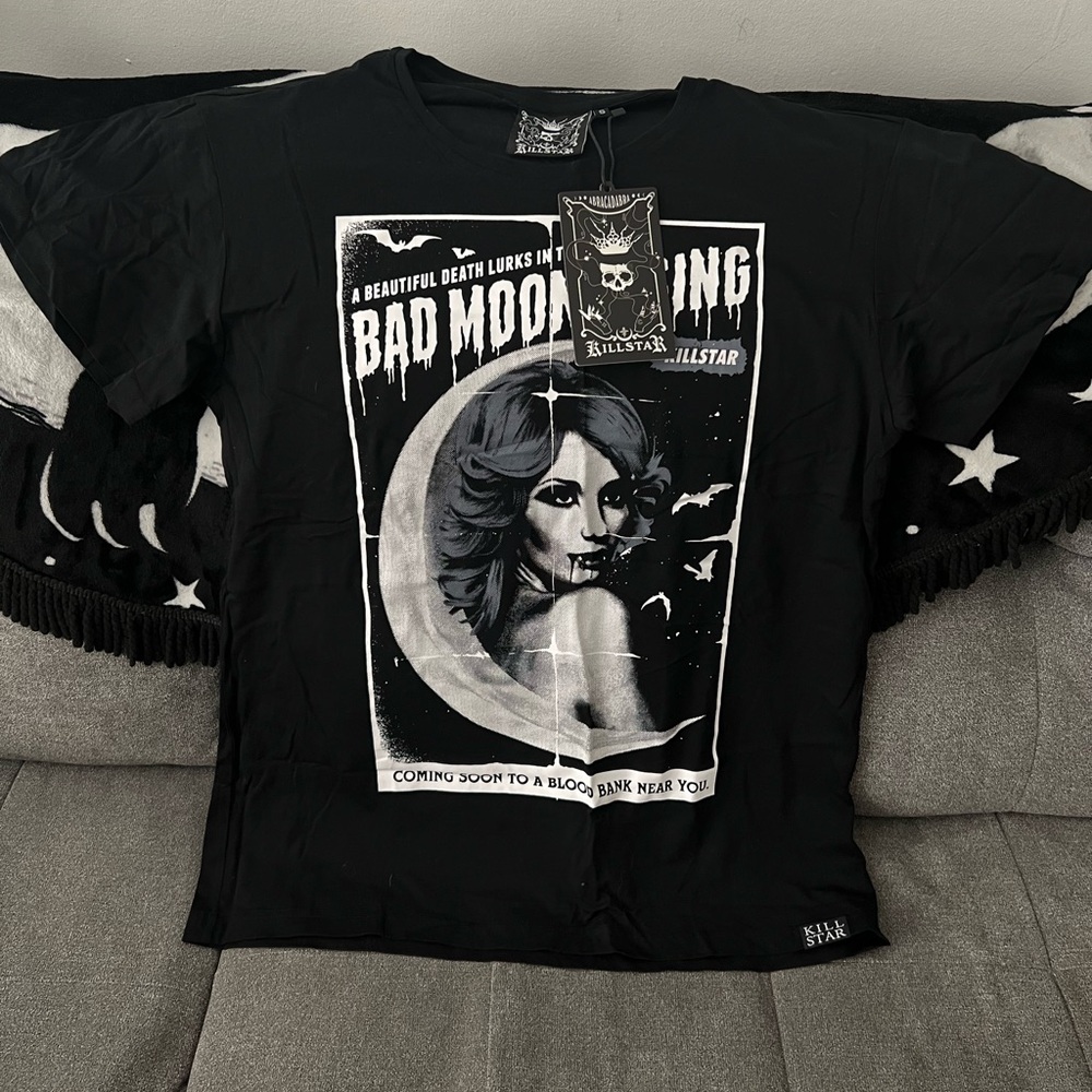 Killstar 🖤NEW🖤 Bad Moon Rising Shirt sz SM